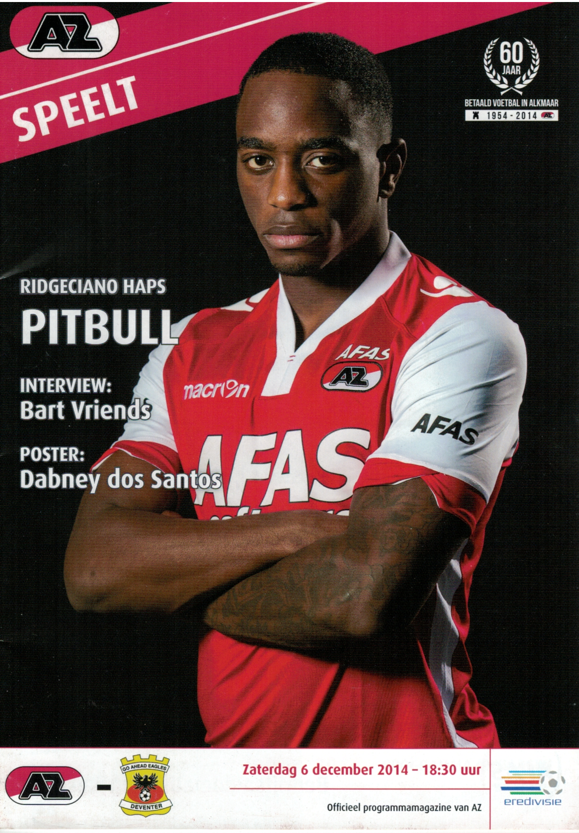 AZ Programma 6-dec-2014 Go Ahead Eagles thuis